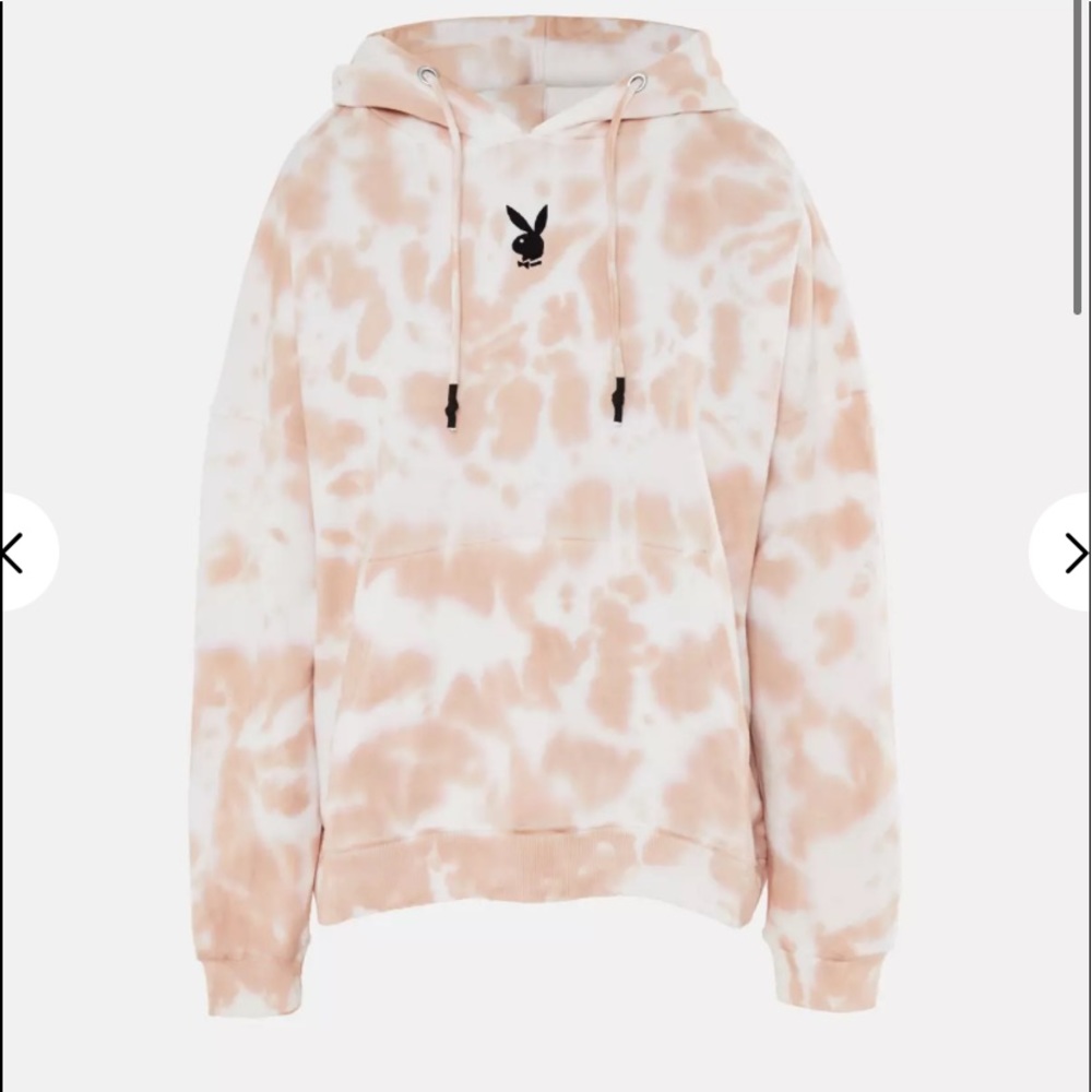 Playboy x Missguided tie dye hoodie